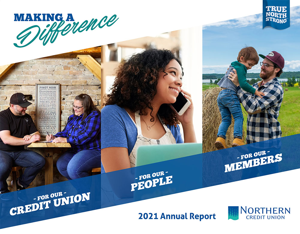 Making a difference for our credit union, for our people, for our members. 2021 Annual Report. Webster Express.